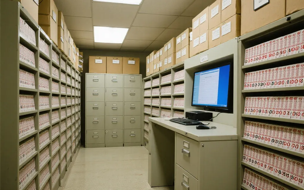 历史开奖结果归档界面